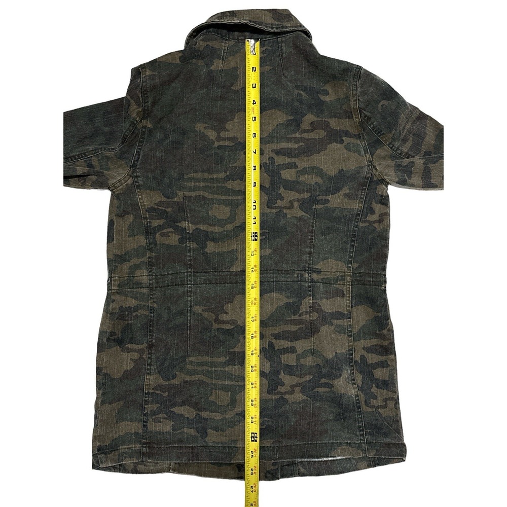 Current Air Los Angeles Camo Jacket Zip Button Closure W/ Pockets Women's SizeXS - Picture 8 of 9